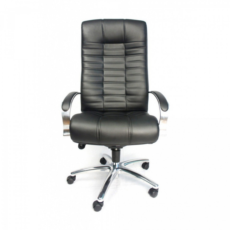 Кресло Everprof Atlant AL M Кожа Черный